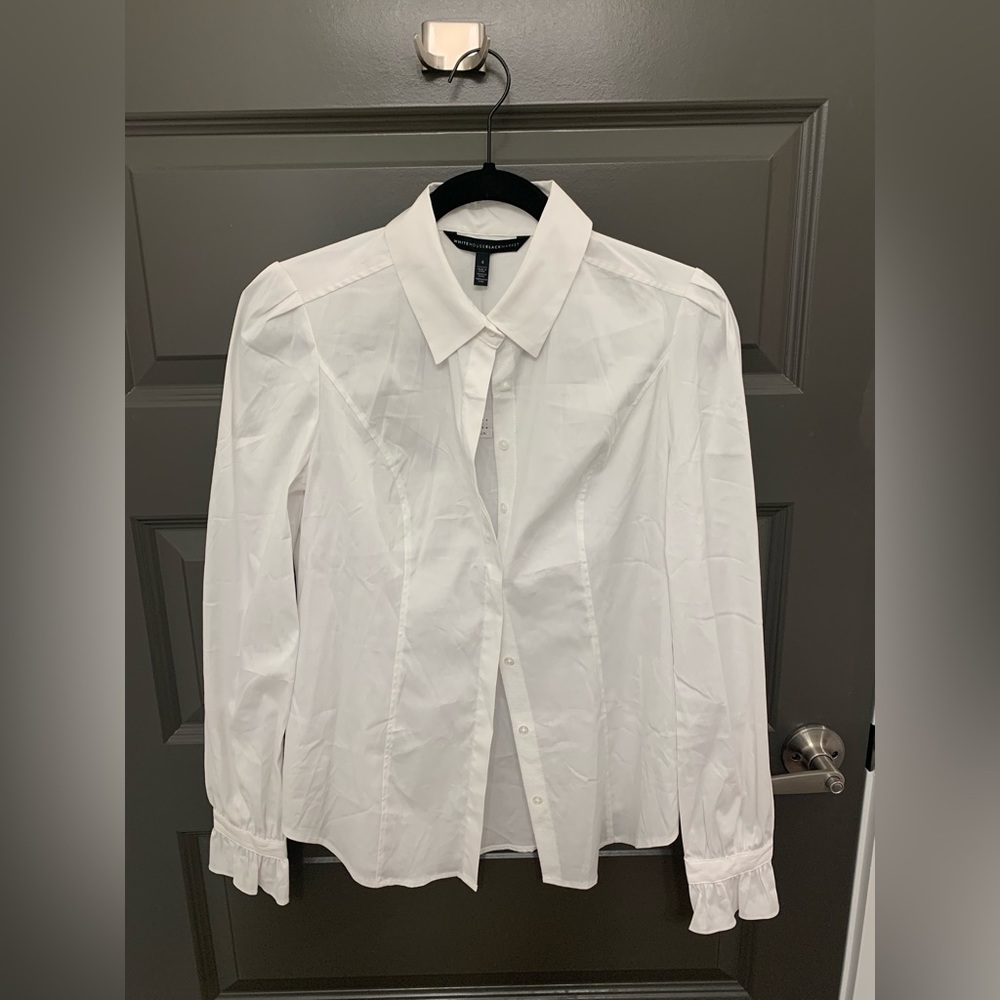 White House Black Market |  Abigail Poplin Shirt